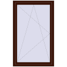Pricing Tilt-and-Turn 1000x1600 mm KORSA BASE (Euro-Design 60) BLACK_CHERRY two-sided