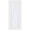 Pricing Tilt-and-Turn 620x1480 mm KORSA STANDARD (Euro 70) RAL 9016 Traffic white two-sided