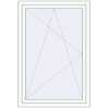 Pricing Tilt-and-Turn 1000x1500 mm KORSA BASE (Euro-Design 60) RAL 9016 Traffic white two-sided