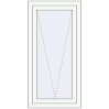 Pricing Tilt-and-Turn 600x1200 mm KORSA BRILLANT RAL 9016 Traffic white two-sided