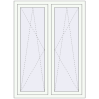 Pricing Tilt-and-Turn 1100x1500 mm KORSA STANDARD (Euro 70) RAL 9016 Traffic white two-sided