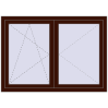 Pricing Tilt-and-Turn 1400x1000 mm KORSA ENERGY-SAVING (SYNEGO MD) BLACK_CHERRY external