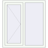 Pricing Tilt-and-Turn 1000x1100 mm KORSA STANDARD (Euro 70) RAL 9016 Traffic white two-sided