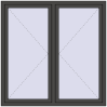 Pricing Tilt-and-Turn 1550x1550 mm KORSA BRILLANT BASALT_GREY two-sided