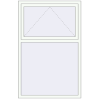 Pricing Tilt-and-Turn 1100x1700 mm KORSA STANDARD-RENOVATION (Euro 70) RAL 9016 Traffic white two-sided
