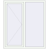 Pricing Tilt-and-Turn 1300x1500 mm KORSA STANDARD (Euro 70) RAL 9016 Traffic white two-sided