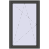 Pricing Tilt-and-Turn 1000x1600 mm KORSA BASE (Euro-Design 60) BASALT_GREY two-sided