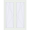 Pricing Tilt-and-Turn 1150x1600 mm KORSA BASE (Euro-Design 60) RAL 9016 Traffic white two-sided