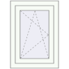 Pricing Tilt-and-Turn 500x700 mm KORSA BASE (Euro-Design 60) RAL 9016 Traffic white two-sided