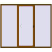 Sliding patio doors 2600x2200 mm Patio door (Synego)