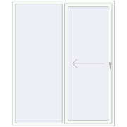 Sliding patio doors 1800x2200 mm Patio door (Brillant 70)