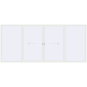 Sliding patio doors 5000x2200 mm Patio door (Geneo)