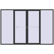 Sliding patio doors 3300x2200 mm Patio door (Brillant 70)