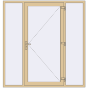 BASE (Т118/60) opens to the outside 2000x2100 mm