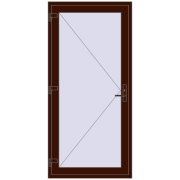 Entrance doors 1000x2100 mm DOOR KORSA OPTIMUM REHAU BRILLANT