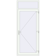 Entrance doors 1050x2600 mm DOOR KORSA OPTIMUM REHAU BRILLANT