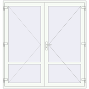 Internal doors 2000x2100 mm INTERIOR door (Т94/60) opens to the outside