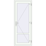 Internal doors 800x2050 mm INTERIOR door (Z74/60) opens  inside