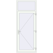 Internal doors 945x2500 mm INTERIOR door (Z74/60) opens  inside
