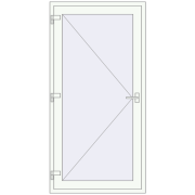 Internal doors 1000x2030 mm INTERIOR door (Т94/60) opens to the outside