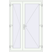 Internal doors 1300x2000 mm INTERIOR door (Т94/60) opens to the outside
