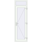 Internal doors 700x2300 mm INTERIOR door (Z74/60) opens  inside