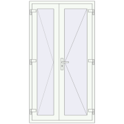 Internal doors 1100x2050 mm INTERIOR door (Z74/60) opens  inside