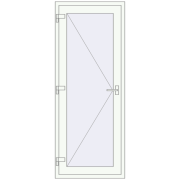 Internal doors 750x2000 mm INTERIOR door (Z74/60) opens  inside