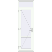 Internal doors 700x2260 mm INTERIOR door (Z74/60) opens  inside