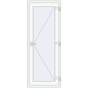 Internal doors 800x1950 mm INTERIOR door (Z74/60) opens  inside