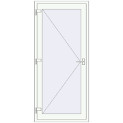 Internal doors 860x2000 mm INTERIOR door (Z74/60) opens  inside