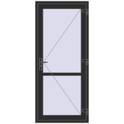 INTERIOR door (Z74/60) opens inside 900x2050 mm BLACK_STRUCTURAL two-sided INTERIOR door (Z74/60) opens inside 900x2050 mm BLACK_STRUCTURAL two-sided