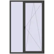 KORSA STANDARD (Euro 70) 1500x2300 mm BASALT_GREY two-sided