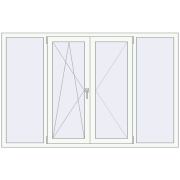 KORSA BRILLANT 2000x1295 mm RAL 9016 Traffic white two-sided