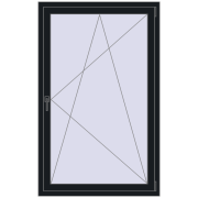 KORSA BASE (Euro-Design 60) 1000x1600 mm BLACK_COOL_110L-2 two-sided