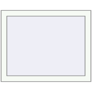 Tilt-and-Turn 825x622 mm KORSA ENERGY-SAVING (SYNEGO MD) RAL 9016 Traffic white two-sided