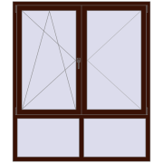 KORSA BRILLANT 1520x1770 mm BLACK_CHERRY two-sided