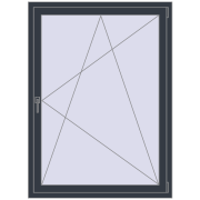 KORSA RENOVATION (SYNEGO MD) 1100x1500 mm ANTHRACITE_GREY_STRUKTURAL two-sided