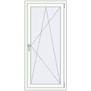 KORSA ENERGY-SAVING (SYNEGO MD) 665x1455 mm RAL 9016 Traffic white two-sided