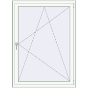 KORSA RENOVATION (SYNEGO MD) 1100x1500 mm RAL 9016 Traffic white two-sided