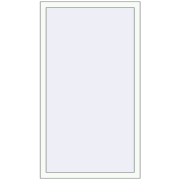 KORSA BASE (Euro-Design 60) 914x1524 mm RAL 9016 Traffic white two-sided