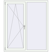 KORSA BASE (Euro-Design 60) 1320x1530 mm RAL 9016 Traffic white two-sided KORSA BASE (Euro-Design 60) 1320x1530 mm RAL 9016 Traffic white two-sided