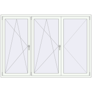 KORSA STANDARD (Euro 70) 2160x1500 mm RAL 9016 Traffic white two-sided