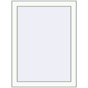 Tilt-and-Turn 595x800 mm KORSA ENERGY-SAVING (SYNEGO MD) RAL 9016 Traffic white two-sided