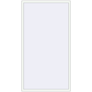 KORSA ENERGY-SAVING (SYNEGO MD) 1260x2420 mm RAL 9016 Traffic white two-sided