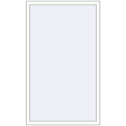 KORSA Aluprof MB86 1000x1650 mm RAL 9016 Traffic white two-sided