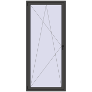 KORSA STANDARD (Euro 70) 1000x2300 mm BASALT_GREY two-sided