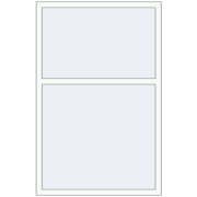 KORSA STANDARD-RENOVATION (Euro 70) 1100x1700 mm RAL 9016 Traffic white two-sided