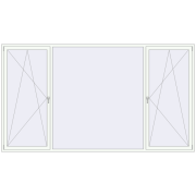 KORSA ENERGY-SAVING (SYNEGO MD) 3510x1960 mm RAL 9016 Traffic white two-sided