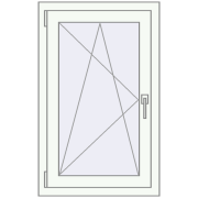 KORSA ENERGY-SAVING (SYNEGO MD) 590x1000 mm RAL 9016 Traffic white two-sided